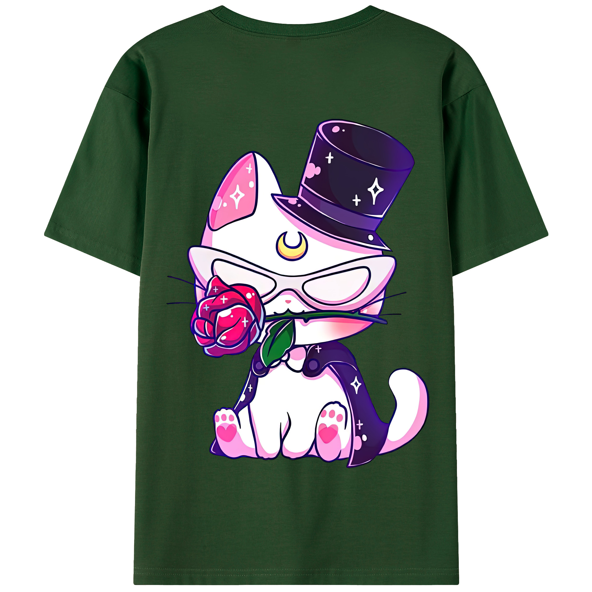 （画像用） 美少女戦士セーラームーン Sailor Moon 綿100％半袖Tシャツ（背面プリント）